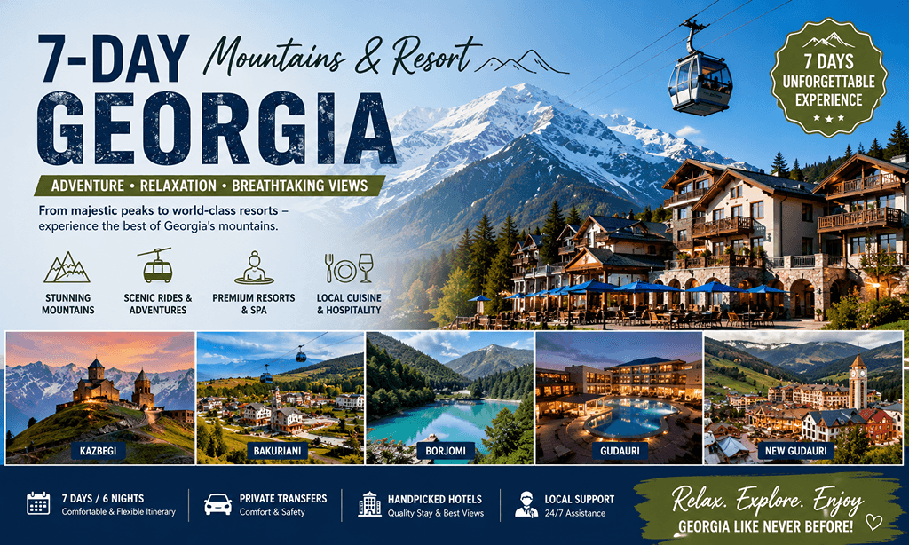7-Day Mountains & Resort Georgia