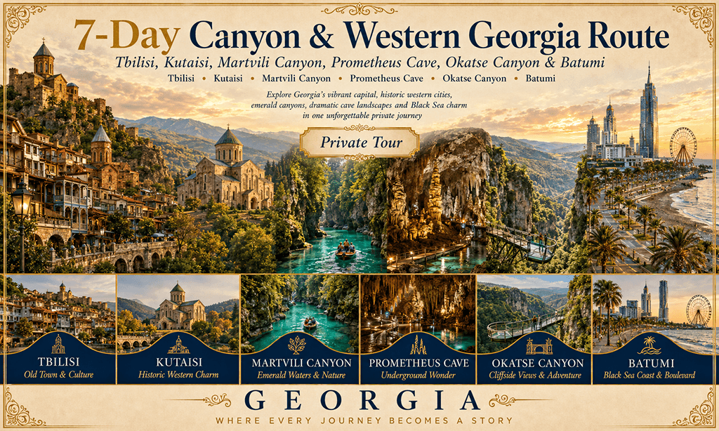 7-Day Canyon & Western Georgia Route