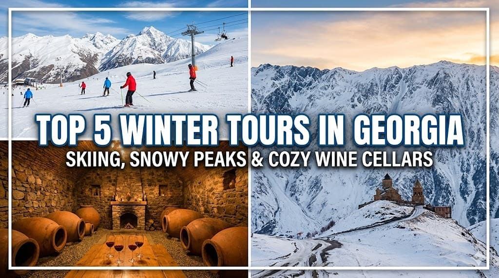  Top 5 Winter Tours in Georgia: Skiing, Snowy Peaks & Cozy Wine Cellars